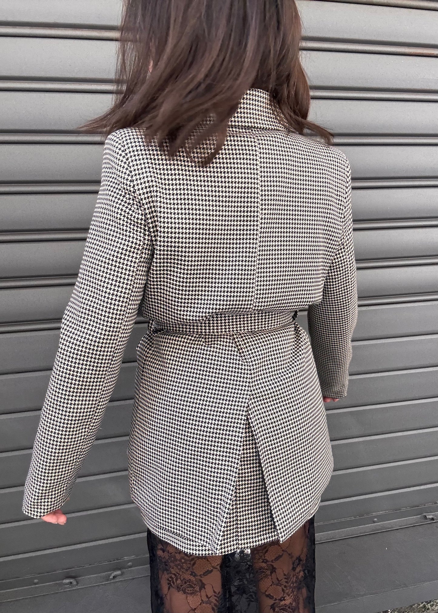 Blazer pied de poule