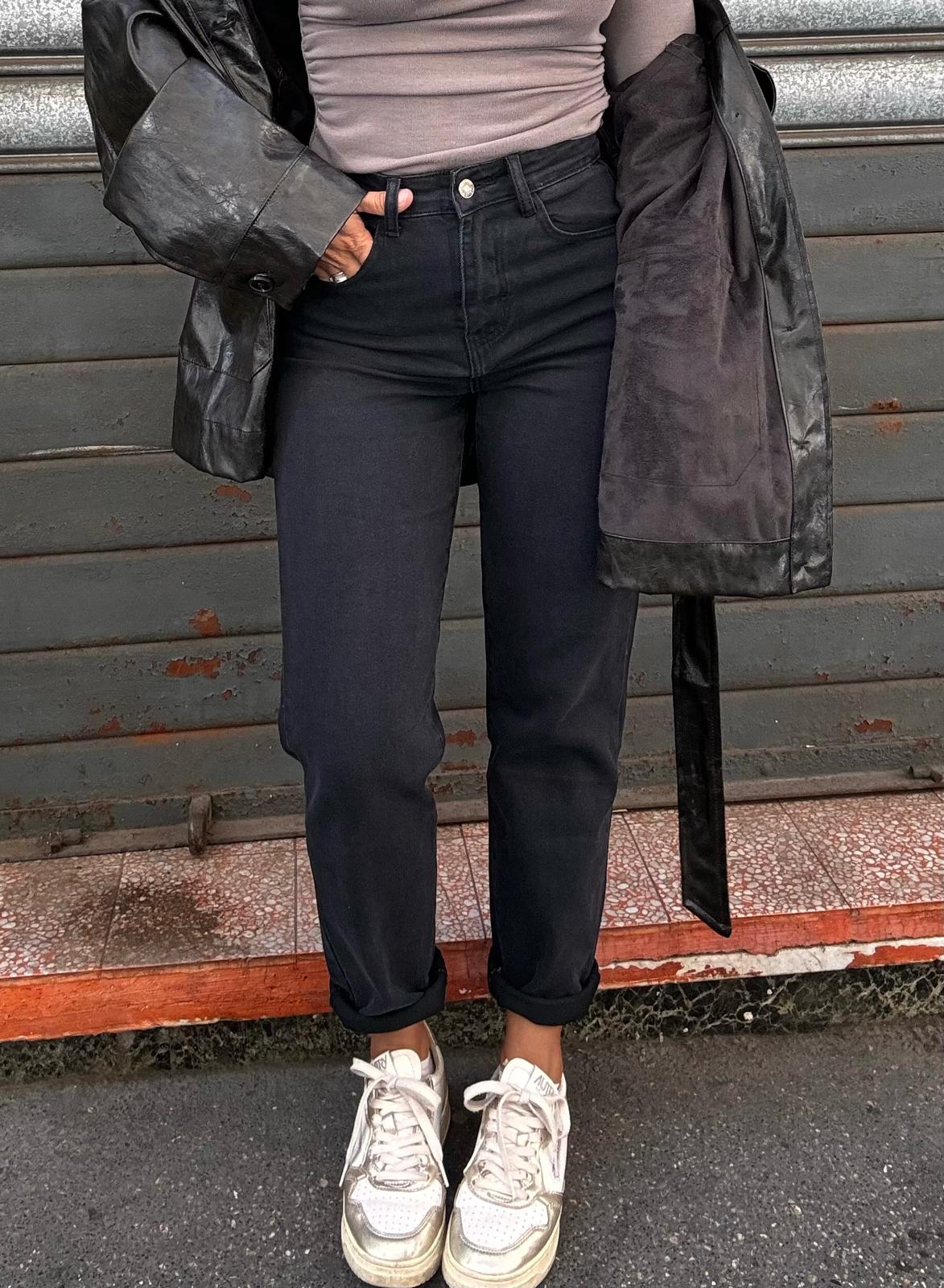 denim slim crop