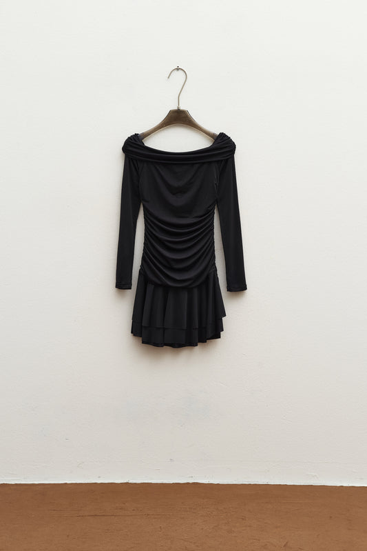 Vestito mini drappeggio